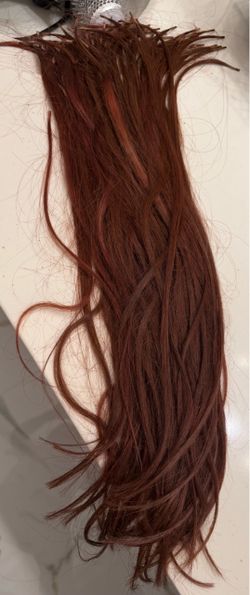 Aqua Hair Extension 22” k tip copper