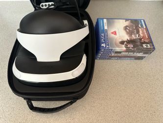 PlayStation VR 1 with 5 PlayStation 4 VR Games