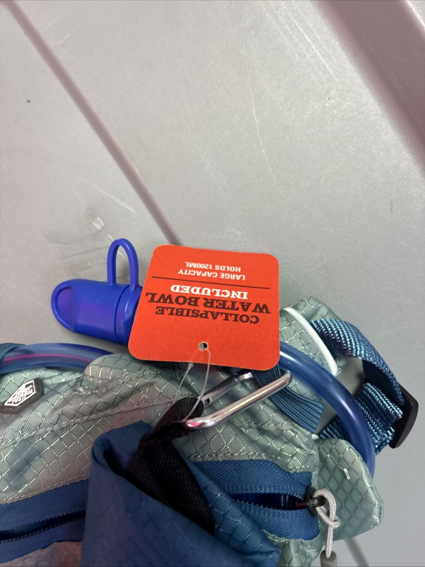 ARCADIA TRAIL Blue Dog Camelback Water Bladder Harness - Size Small