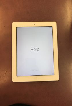 iPad 3rd gen WiFi 16gb white (iCloud locked)