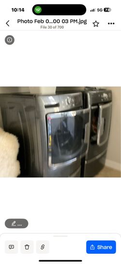 Washer and dryer