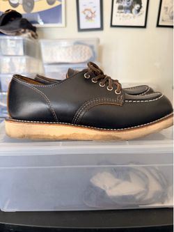 Red Wing  Irish Setter Moc Oxford 9894 size 8.5 Black Klondike