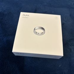 Silver Oura Ring Size 7 New