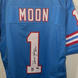 Autographed Warren Moon