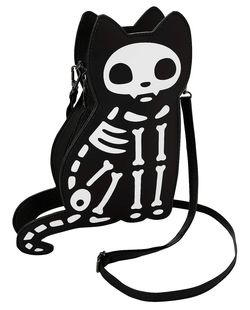 SkeleCat Crossbody Bag