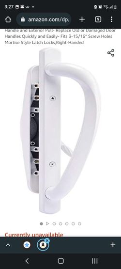 Patio Sliding Door Handle Set Non-Keyed