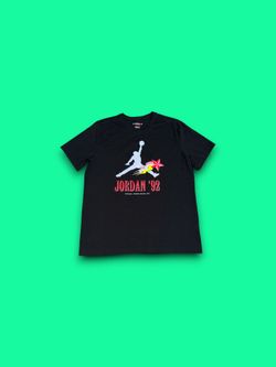 Nike Air Jordan 1992 Graphic Crew Neck Size Large T-Shirt Tee DV1431-010