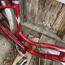 Schwinn Point Beach Cherry Red Bike Frame