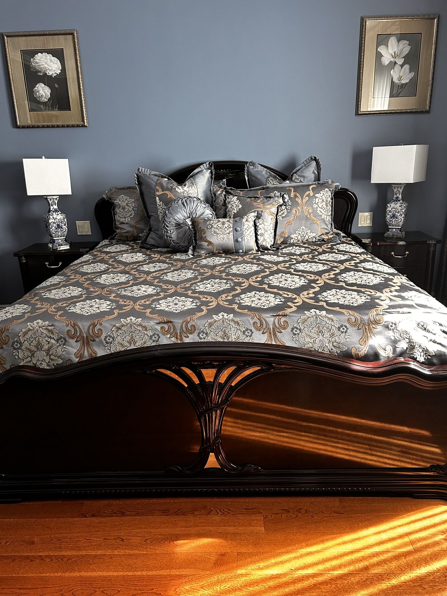 California King Bed Frame With Or Without Bed Stands