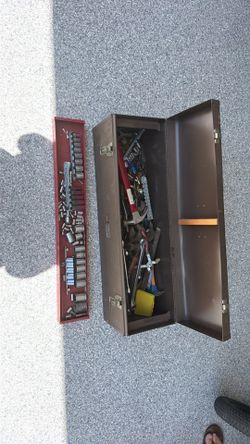 Toolbox with Miscellaneous Hand Tools