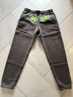 Grey Sp5der Sweat Pants