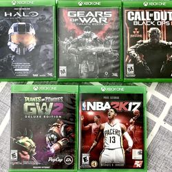 5 XBOX ONE Games