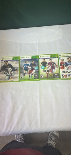 FIFA Soccer Xbox 360 Game Bundle - Lot of 4 (FIFA 10, 14, 15, 16) Tested