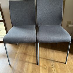 Fabric Chairs (4) - Great For Entertaining 