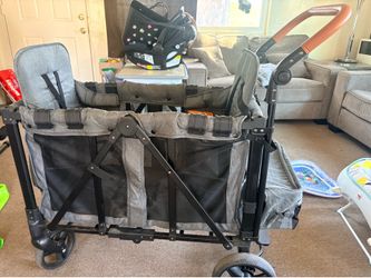 Vomeast wagon stroller for 2 kids