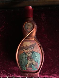 Old Peasant vintage liquor bottle- Van Gogh design