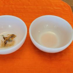 Vintage Fire king  Bowls