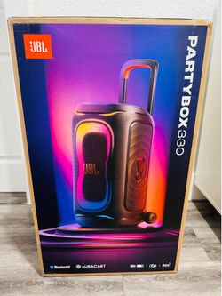 🔊 JBL PARTYBOX 330 NUEVA EN CAJA 🔊 ¡Lleva la fiesta a otro nivel! Sonido potente JBL Pro Sound con bajos profundos que se sienten.  ✨ Lo mejor: •  1