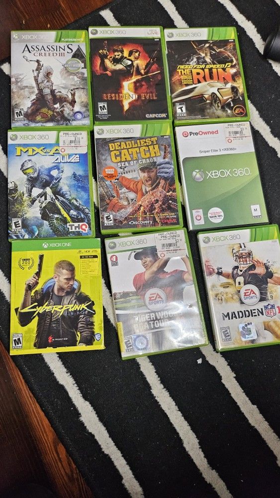 Xbox 1 And 360 Games