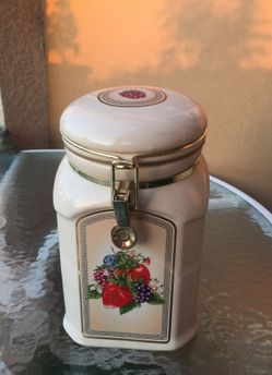 Ceramic Canister Jar