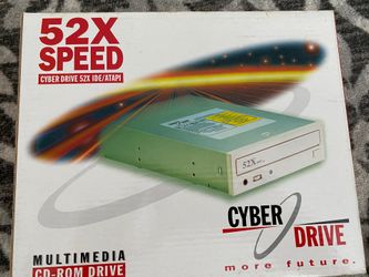CYBER DRIVE 52X Drivet Internal Desktop CD, CD R, CD RW