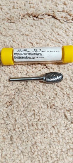 Ruch Carbide Burs SE-6 model, a cemented carbide tool manufactured in the U.S.