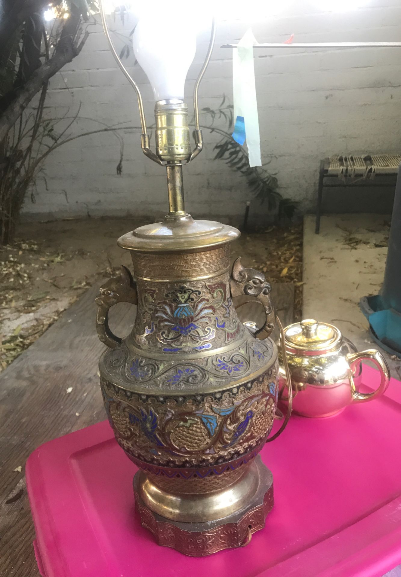 Cloisonné Lamp