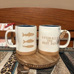 Rae Dunn O-Fish-Ally The Best Dad Mug