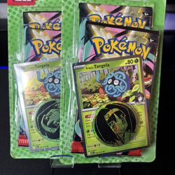 Pokémon TCG Erika's Tangela Collection Packs - 2 Sealed!
