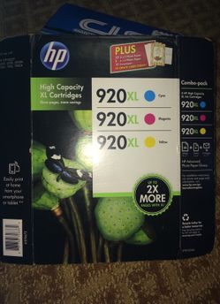 HP High capacity 920 XL ink cartridges