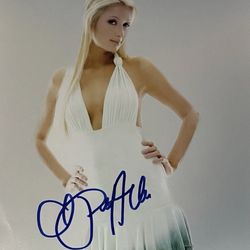 BAS COA PARIS HILTON SIGNED 8x10 PHOTO BECKETT