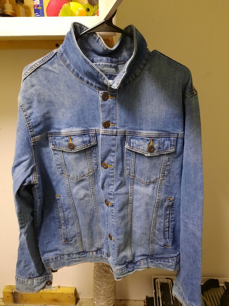 Goodfellow Stretch Denim Jacket Large