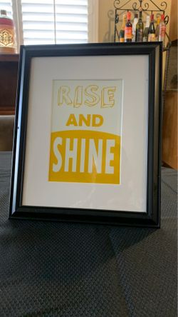 Rise and Shine wall decor