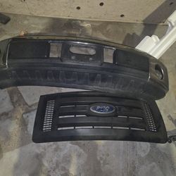 09-14 F-150 Front Bumper And Grille