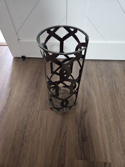 Slate/Chrome Toilet Tissue Holder