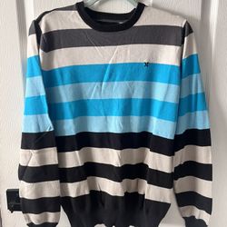Hurley Long Sleeve stripe sweatshirt - Medium