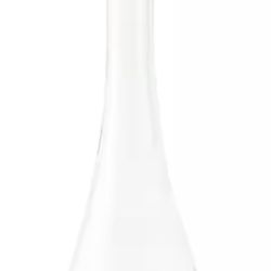 7" Clear Glass Teardrop Vases