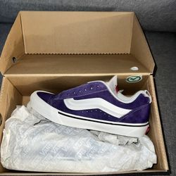 knu school dark purple vans