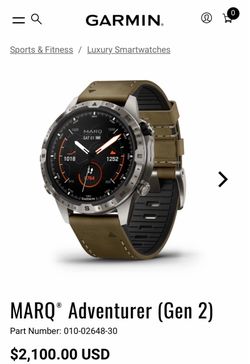Garmin MARQ Adventure Gen 2 smart watch
