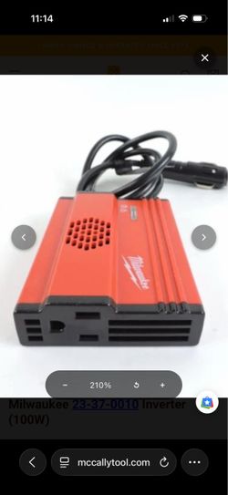 Brand new Milwaukee 23-37-0010 150W Power Inverter 12V DC to 120V AC
