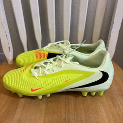 NikePhantom 6  ACAD AG HQ2322-800 Yellow Orange Low Top AG Soccer Cleats Sz 10.5