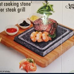 Artestia Hot cooking stone for steak  grill. New.$90 value. $30