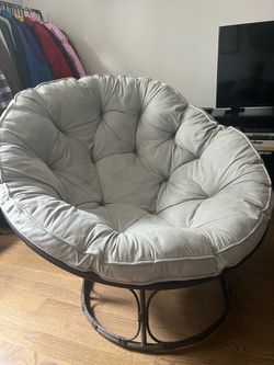 Gray Papasan Chair