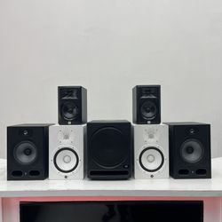 Full Studio Speaker Set Plus Sub Woofer 