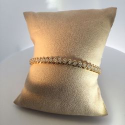14Karat Tennis Diamond S-link 2.50CTW  Lady’s Bracelet