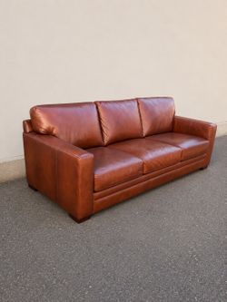 Leather Couch sofa like new
