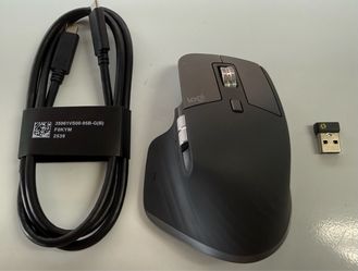 Logitech MX Master 3S Bluetooth Wireless Mouse with Logi Bolt Receiver | Windows and MAC compatible