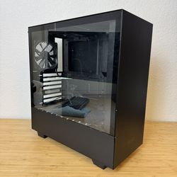 NZXT H500 Black Gaming PC Case w/ Corsair RGB Strip