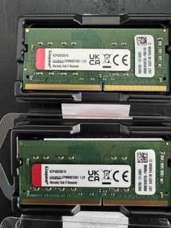 32 GB (2 x 16gb) DDR4 SODIMM RAMM -