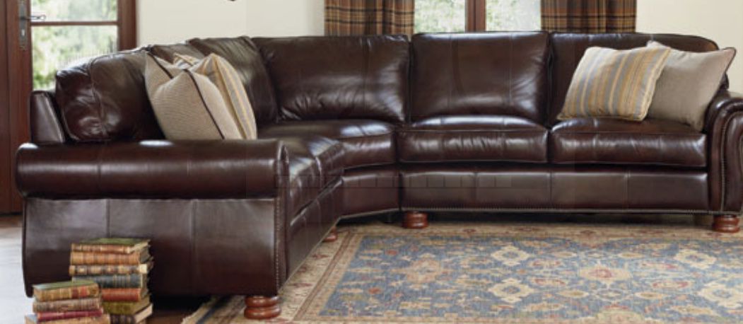 Thomasville Leather Sectional Sofa